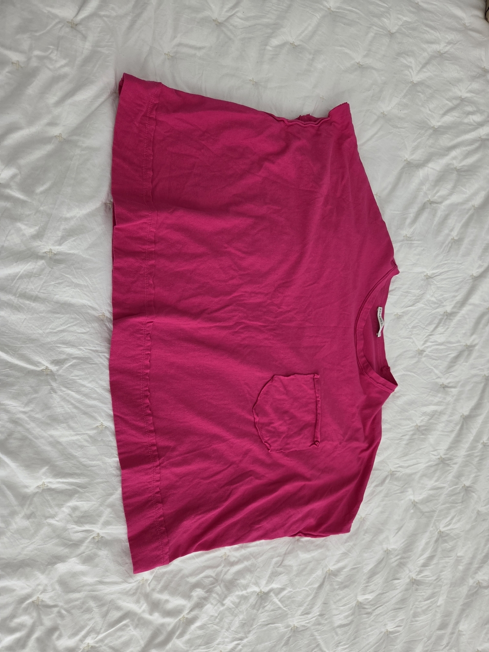 Zenana Outfitters Hot Pink Boxy Top